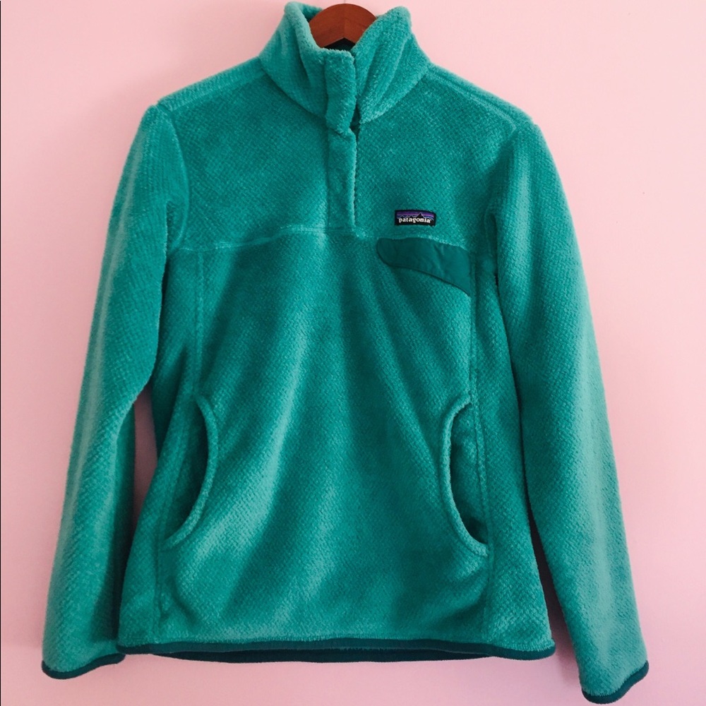 Patagonia Green Re-Tool Snap-T Fleece Pullover M
